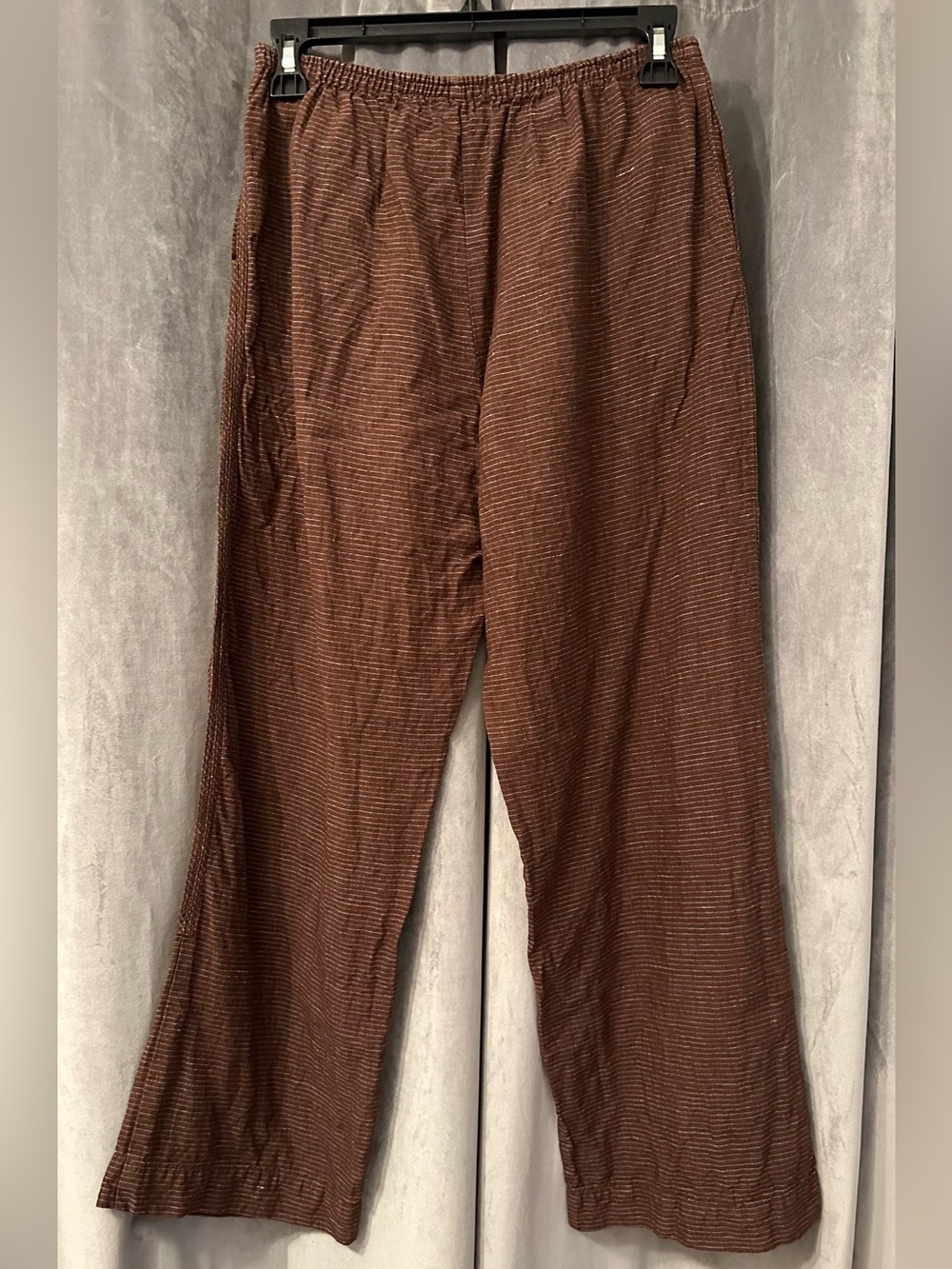 DEIJI STUDIOS - Striped Linen Pants - Picture 4 of 7